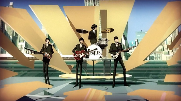 Beatles Rock Band intro animation