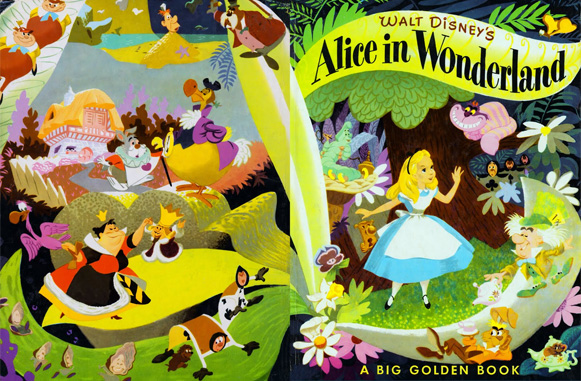 Alice in Wonderland Big Golden Book cover