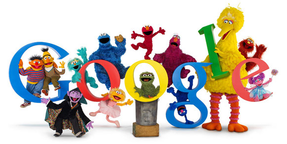 Sesame Street Google Doodle