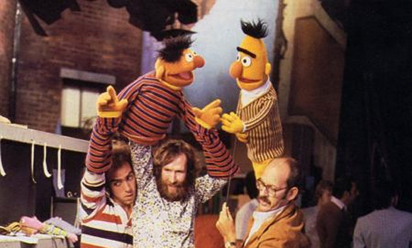 Jim Henson and Frank Oz with Bert and Ernie